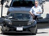 Dustin Hoffman and his all Electric Tesla
