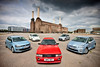 1980's Quattro with four of today's Eco-cars