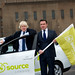 Boris Johnson and Giles Brown